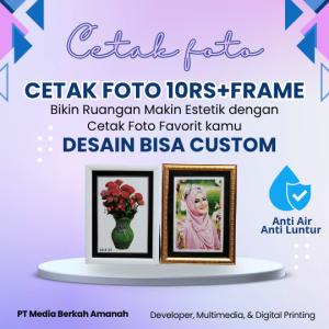 Cetak Foto 10RS+Frame