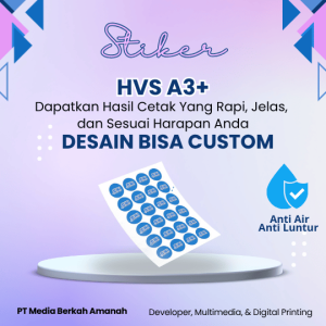 Stiker HVS A3+