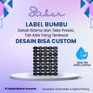 Stiker Label Bumbu